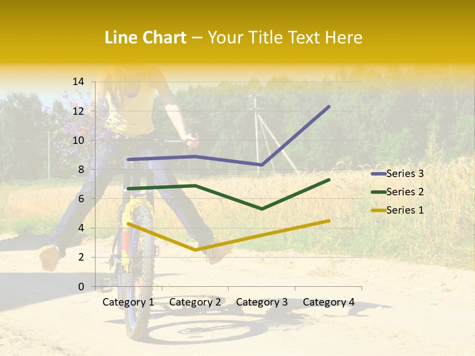 Model Sun Smiling PowerPoint Template