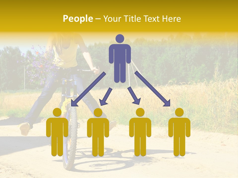 Model Sun Smiling PowerPoint Template