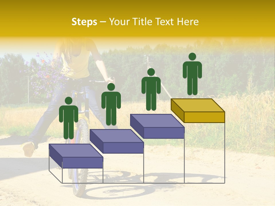 Model Sun Smiling PowerPoint Template