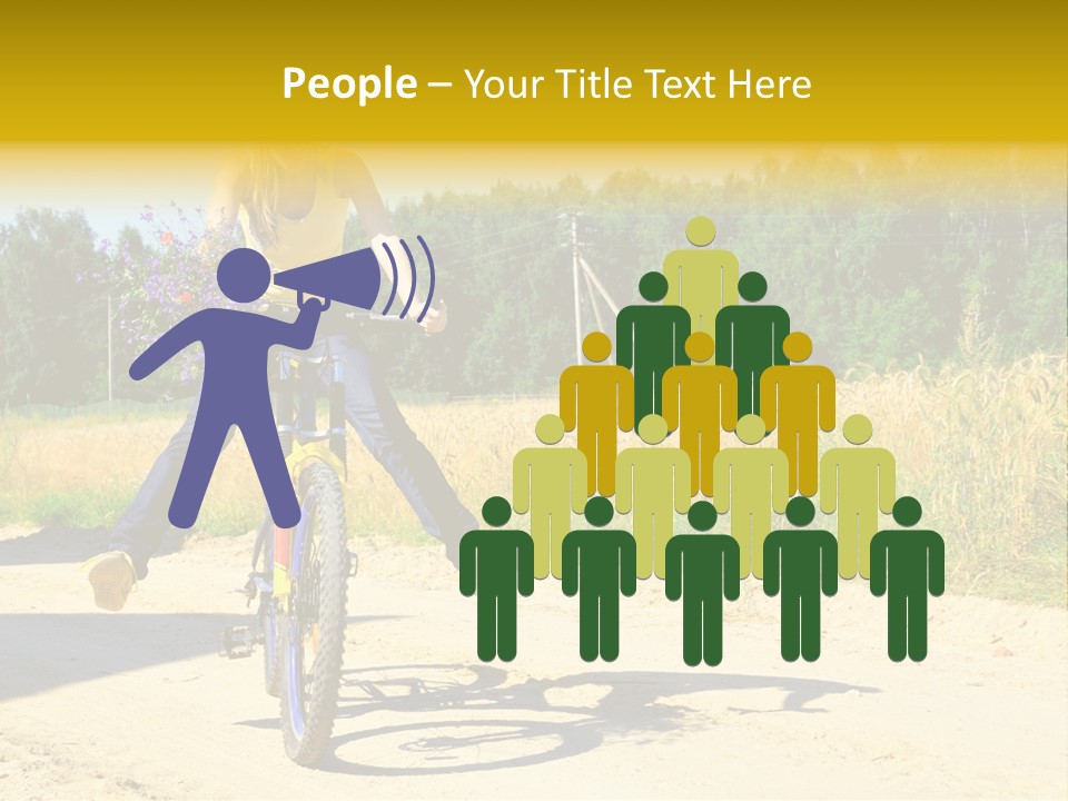 Model Sun Smiling PowerPoint Template