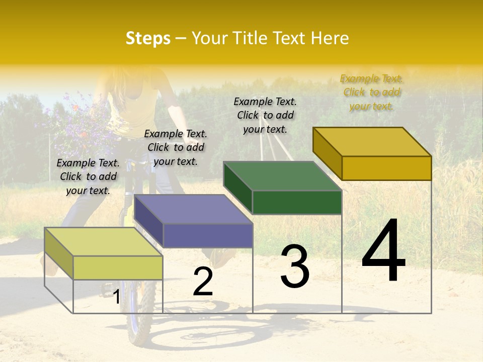 Model Sun Smiling PowerPoint Template