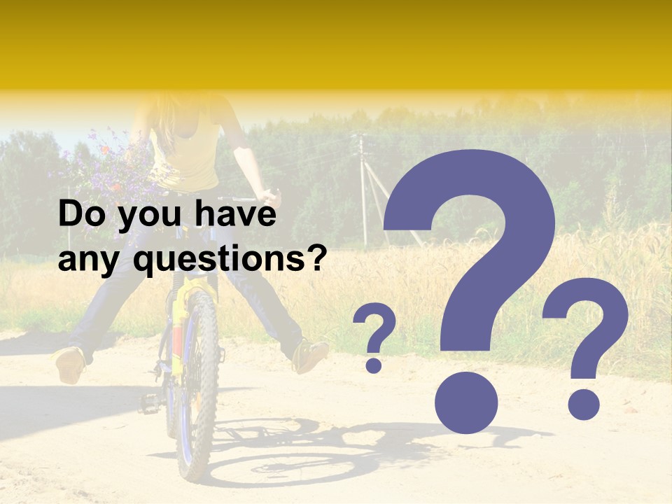 Model Sun Smiling PowerPoint Template