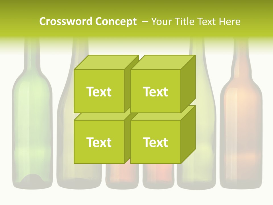 Glass White Background PowerPoint Template