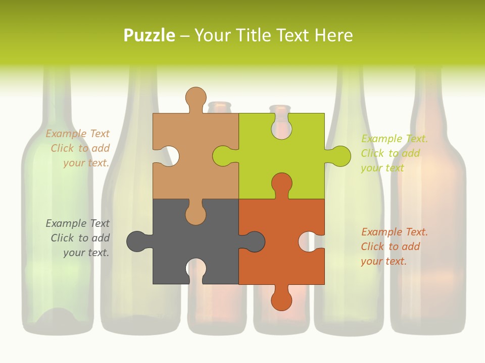 Glass White Background PowerPoint Template