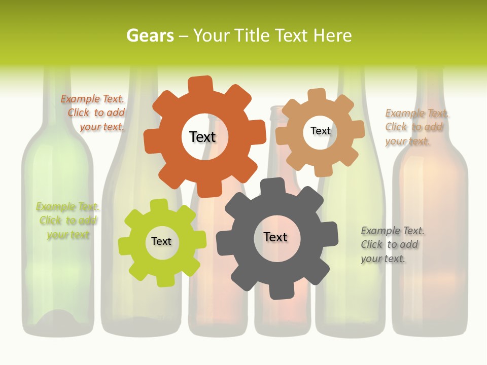 Glass White Background PowerPoint Template