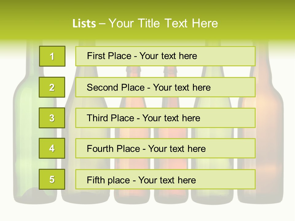 Glass White Background PowerPoint Template
