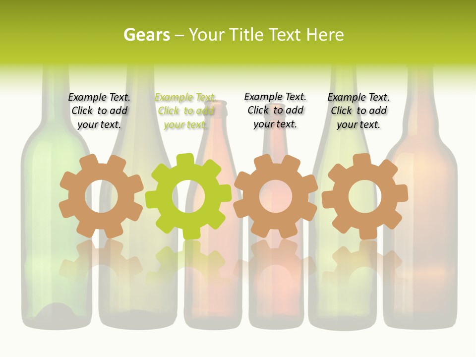 Glass White Background PowerPoint Template