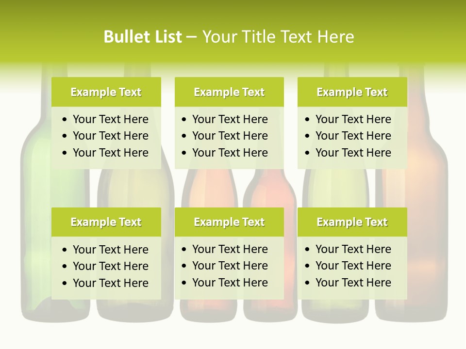 Glass White Background PowerPoint Template