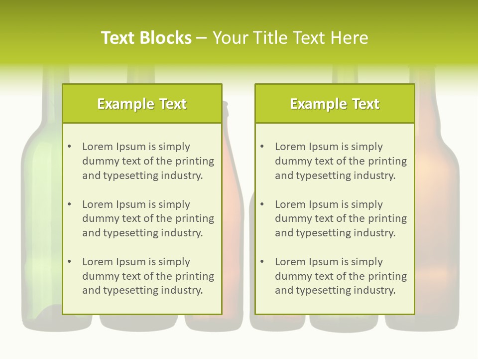 Glass White Background PowerPoint Template