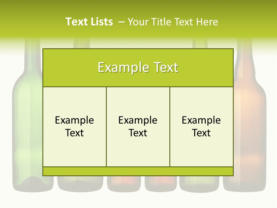 Glass White Background PowerPoint Template