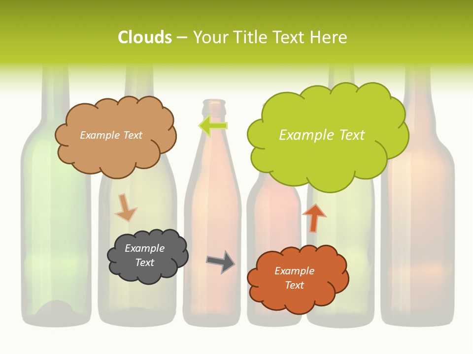 Glass White Background PowerPoint Template