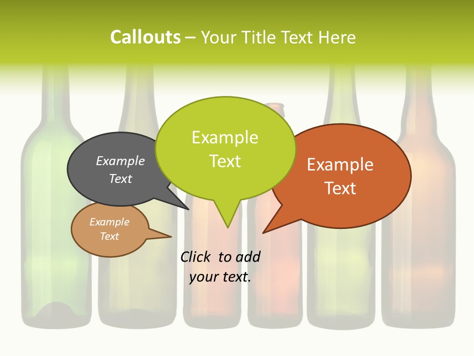 Glass White Background PowerPoint Template