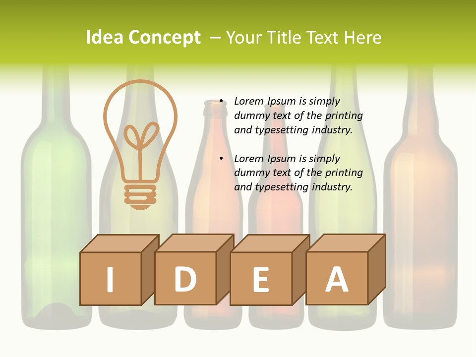 Glass White Background PowerPoint Template