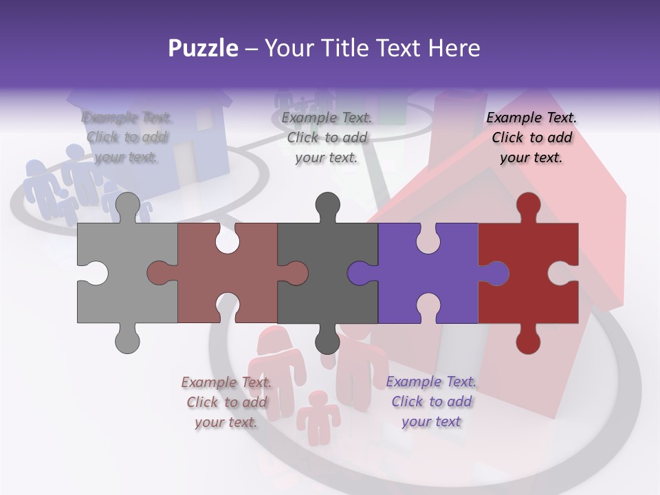 Dense Crowded Construction PowerPoint Template