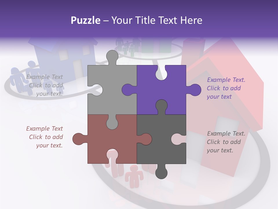 Dense Crowded Construction PowerPoint Template