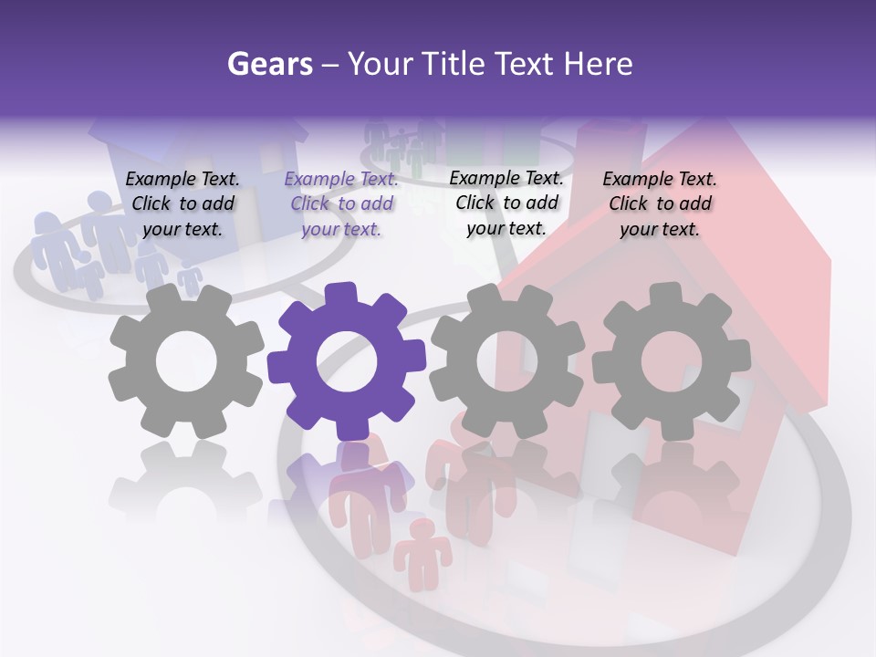 Dense Crowded Construction PowerPoint Template