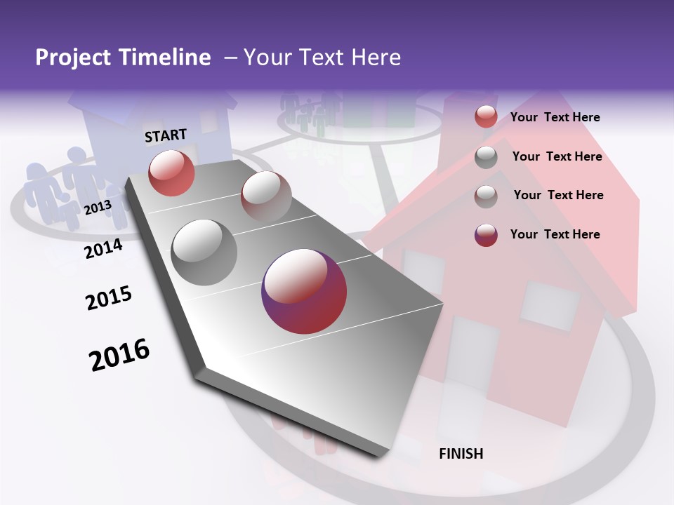 Dense Crowded Construction PowerPoint Template