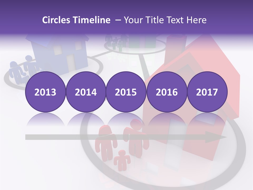 Dense Crowded Construction PowerPoint Template