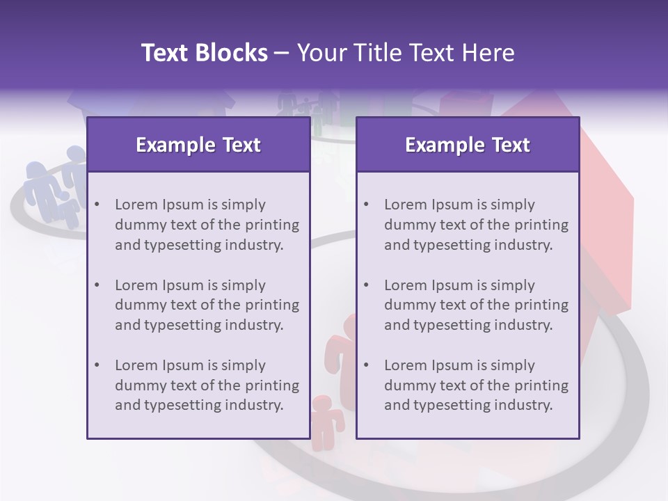 Dense Crowded Construction PowerPoint Template