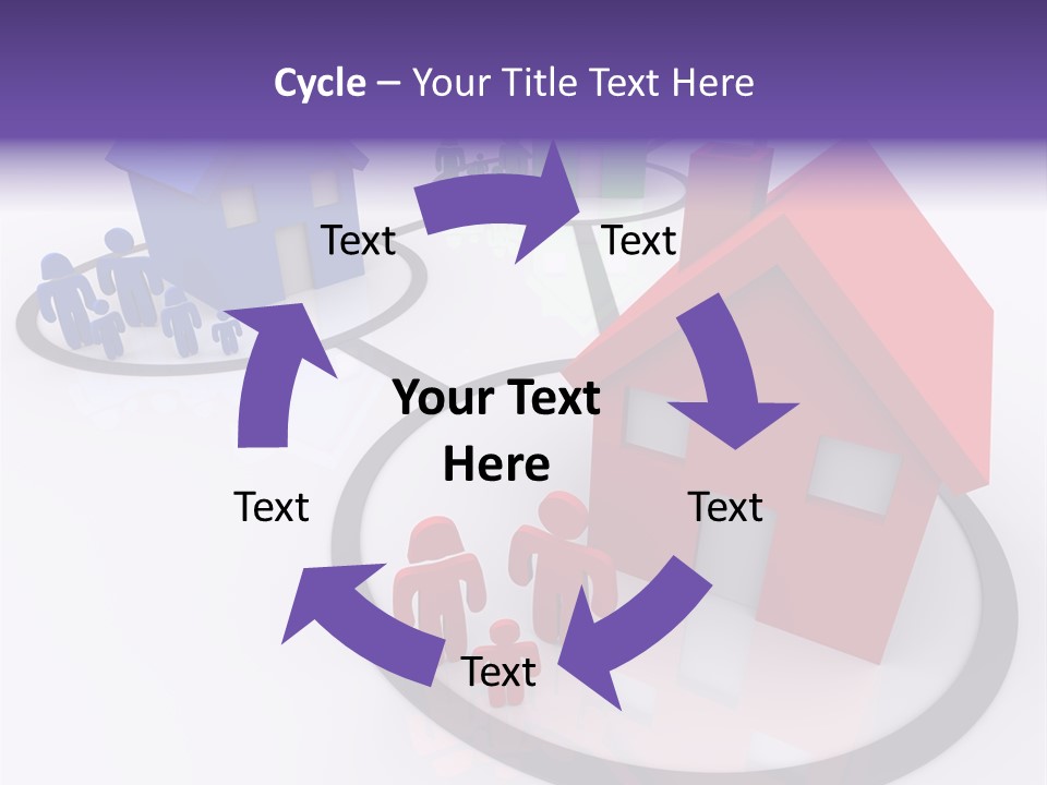 Dense Crowded Construction PowerPoint Template