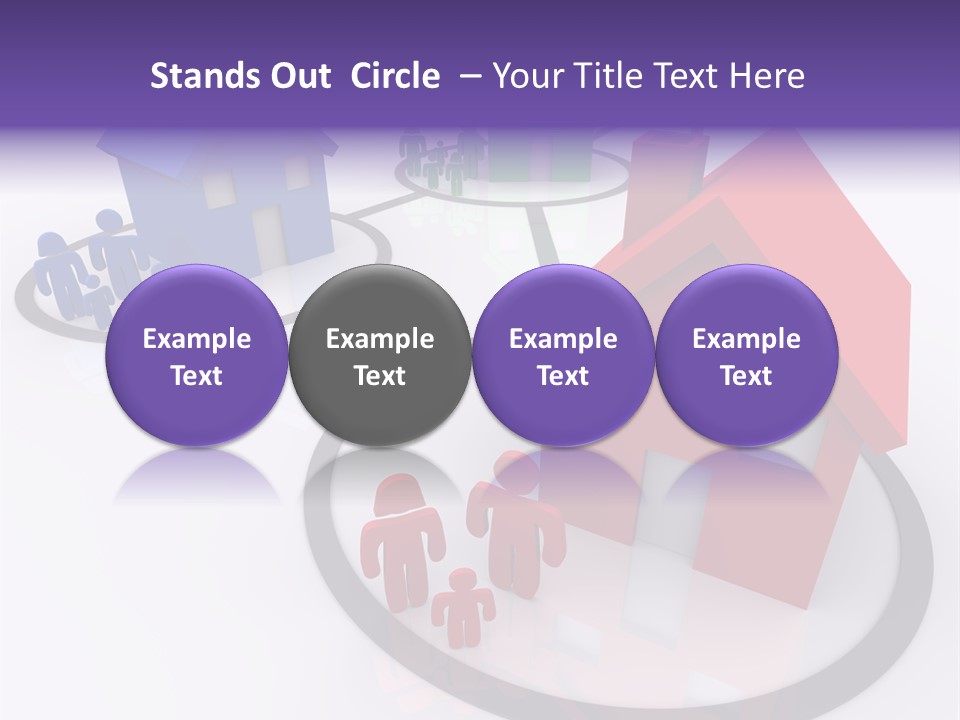 Dense Crowded Construction PowerPoint Template