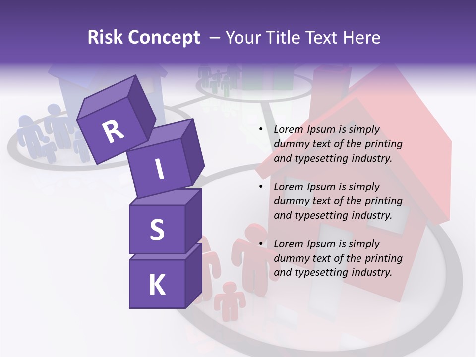 Dense Crowded Construction PowerPoint Template