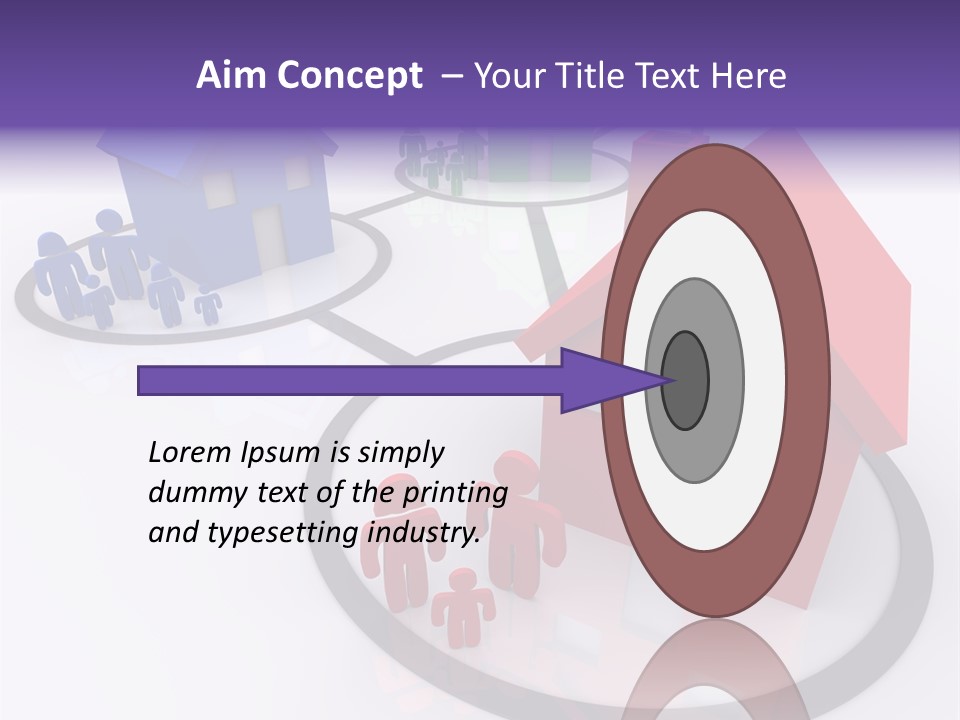 Dense Crowded Construction PowerPoint Template