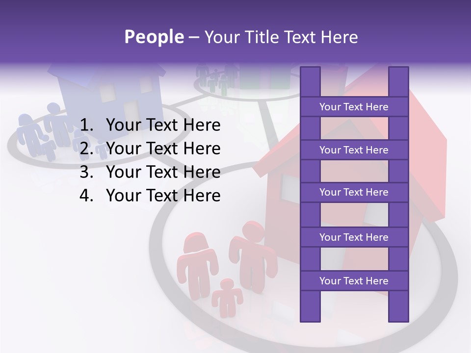 Dense Crowded Construction PowerPoint Template