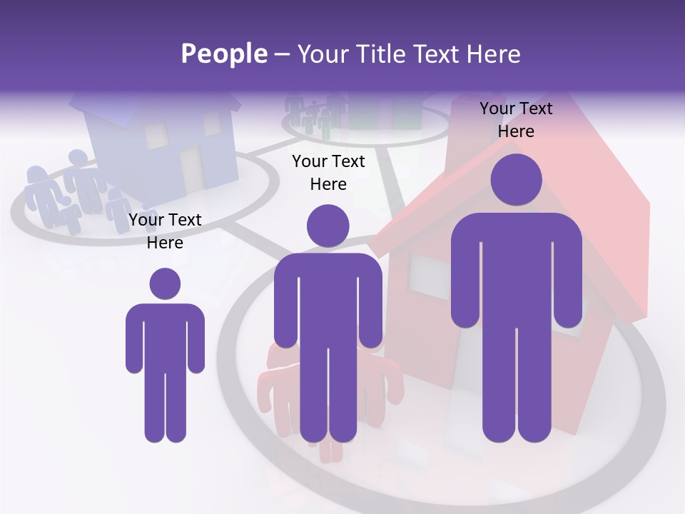 Dense Crowded Construction PowerPoint Template