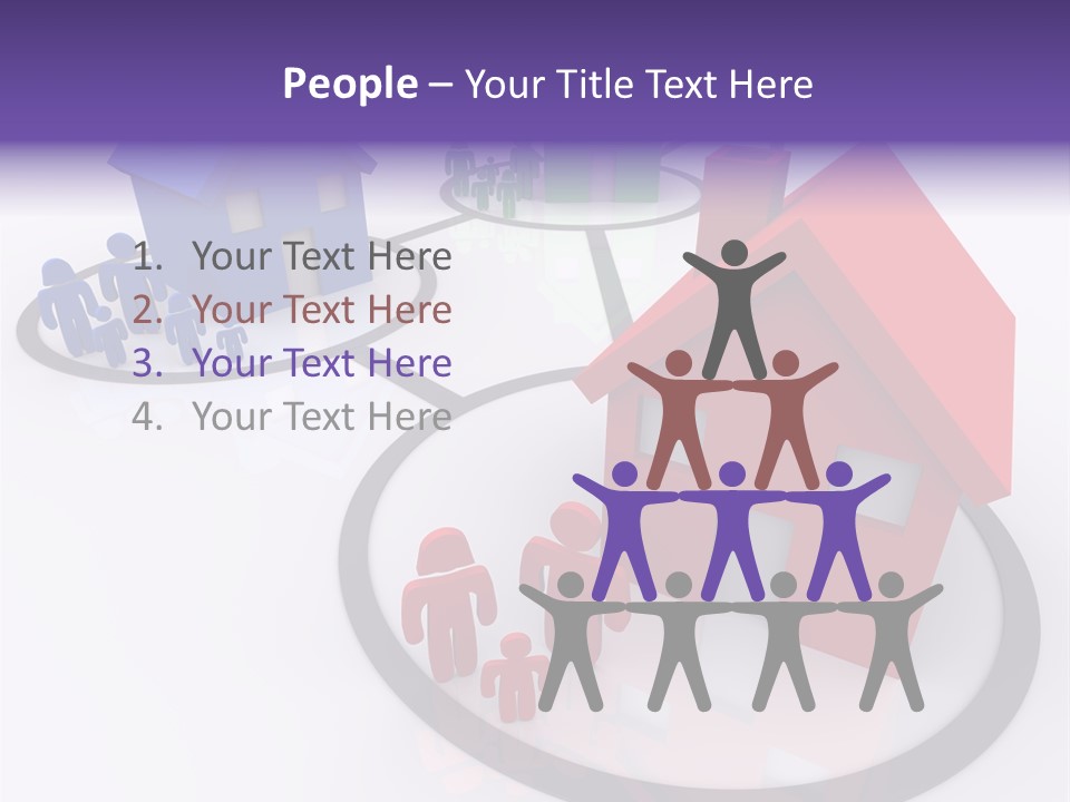 Dense Crowded Construction PowerPoint Template