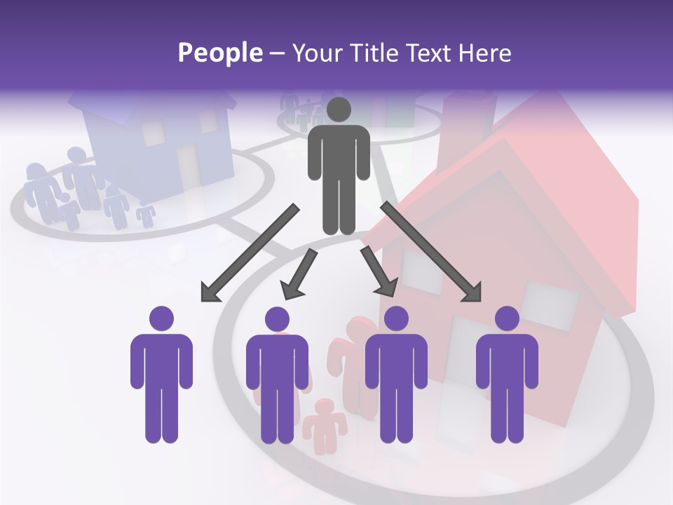 Dense Crowded Construction PowerPoint Template