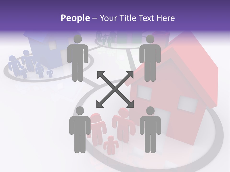 Dense Crowded Construction PowerPoint Template