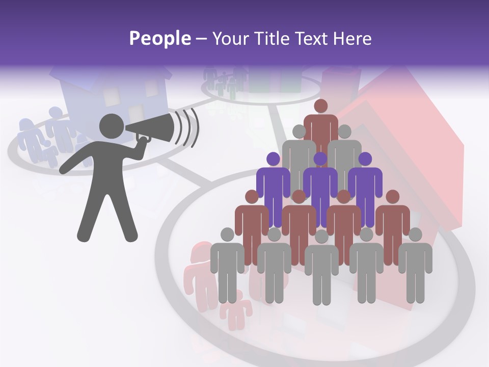 Dense Crowded Construction PowerPoint Template