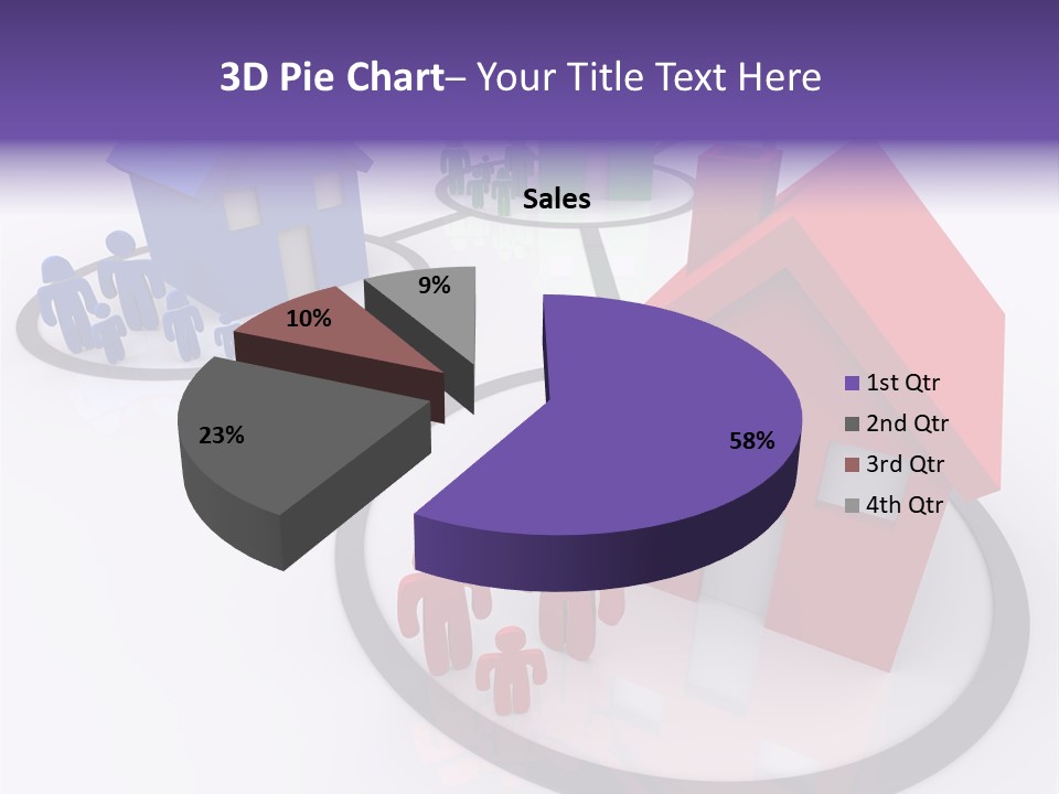 Dense Crowded Construction PowerPoint Template