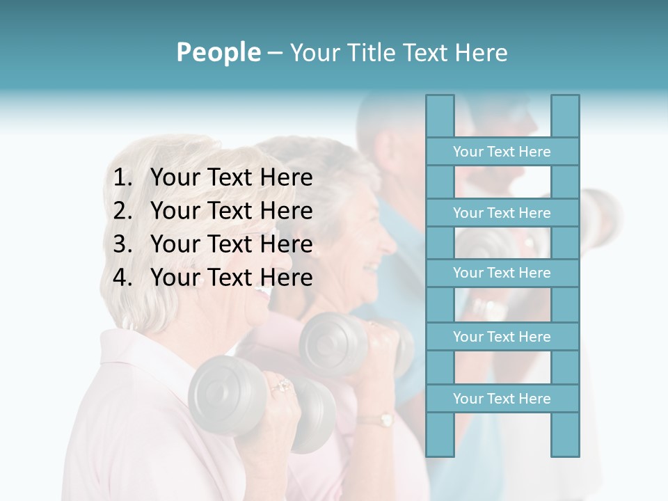 Mixed People Men PowerPoint Template