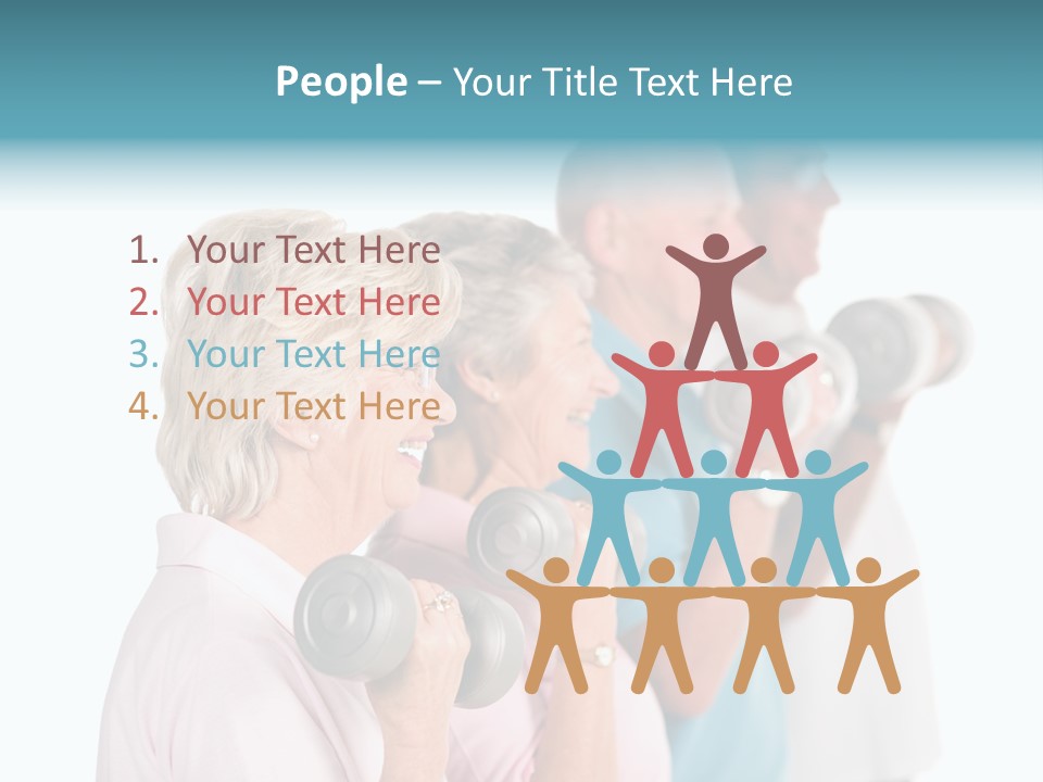 Mixed People Men PowerPoint Template