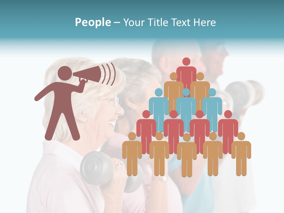 Mixed People Men PowerPoint Template