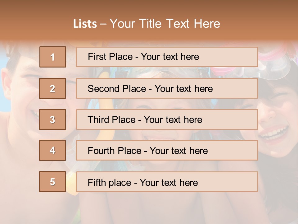 Beach Boy Colorful PowerPoint Template