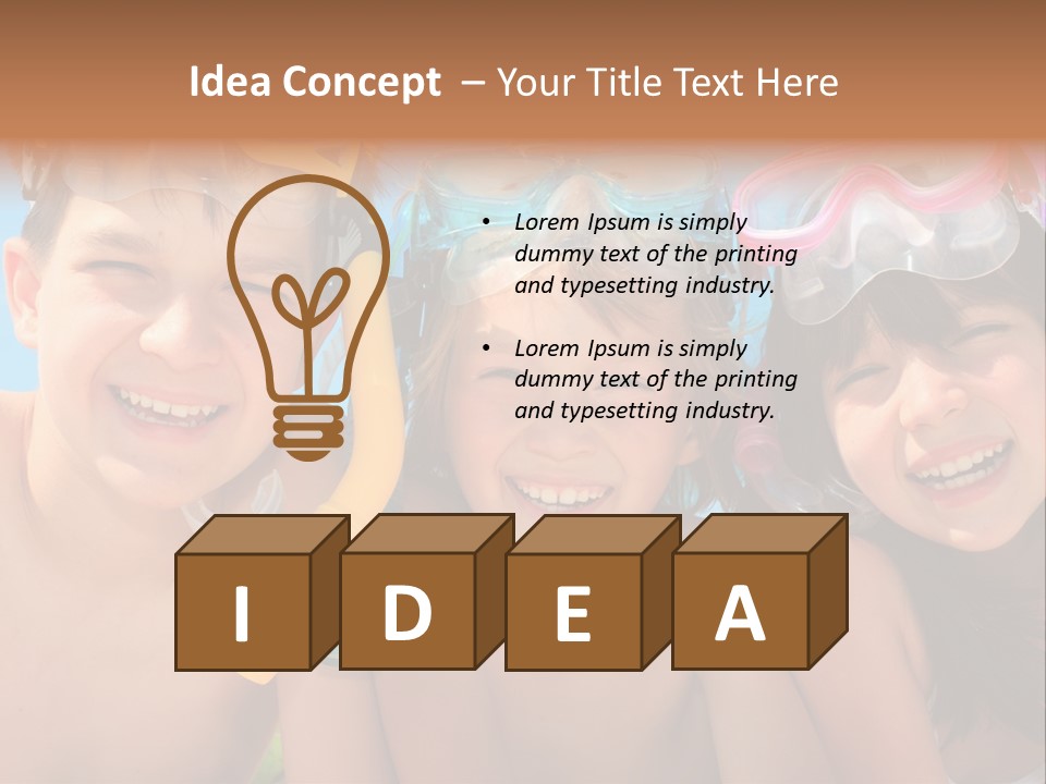 Beach Boy Colorful PowerPoint Template