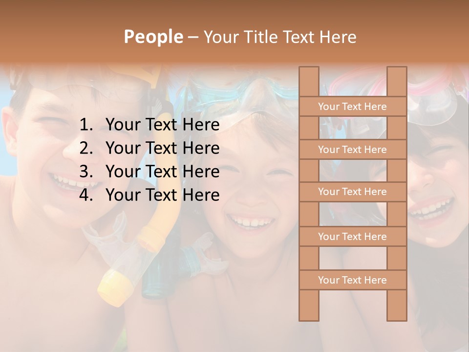 Beach Boy Colorful PowerPoint Template