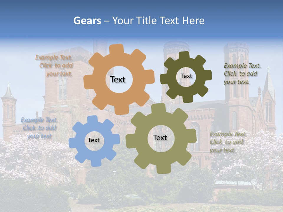 Architecture Educational City PowerPoint Template