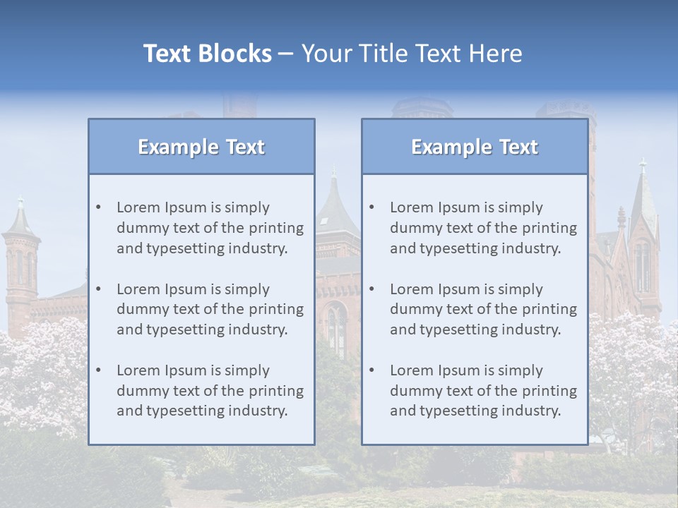 Architecture Educational City PowerPoint Template