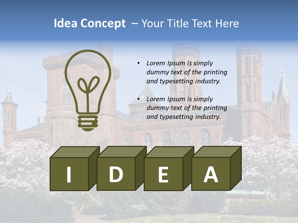 Architecture Educational City PowerPoint Template