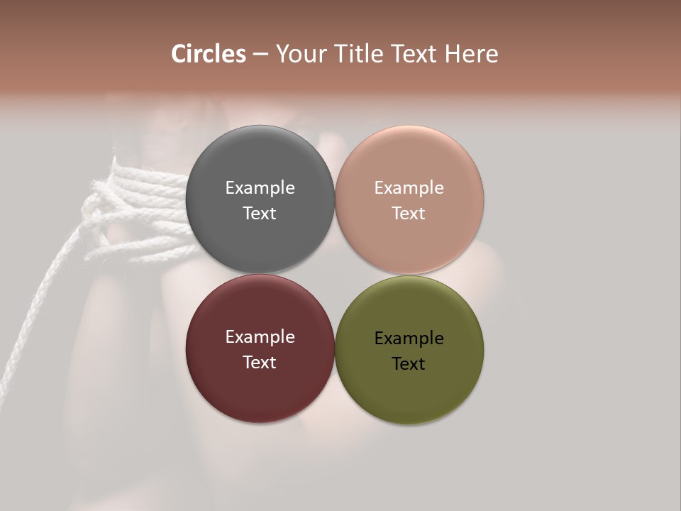 Sexual Pressure Black PowerPoint Template