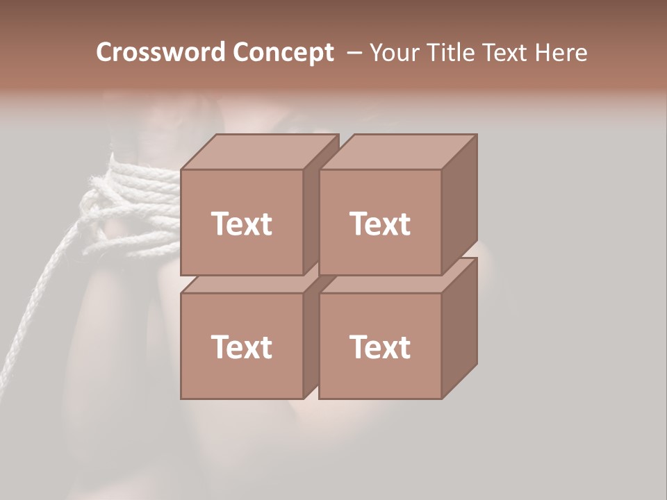 Sexual Pressure Black PowerPoint Template