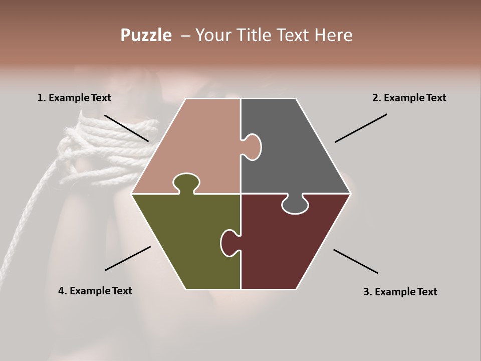 Sexual Pressure Black PowerPoint Template