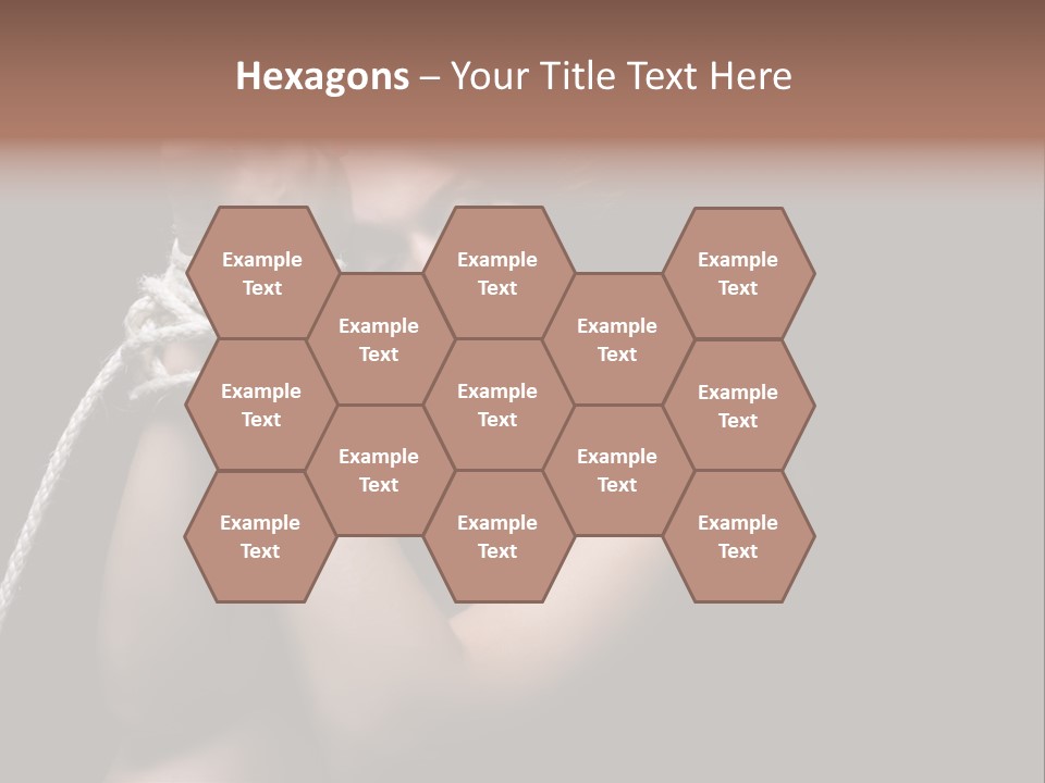 Sexual Pressure Black PowerPoint Template