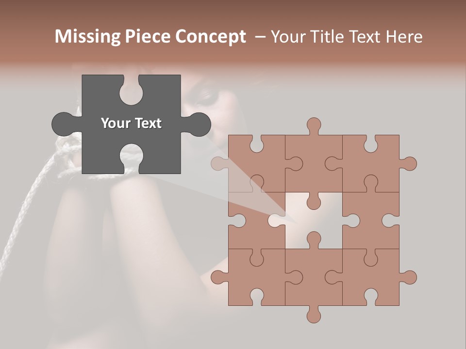 Sexual Pressure Black PowerPoint Template