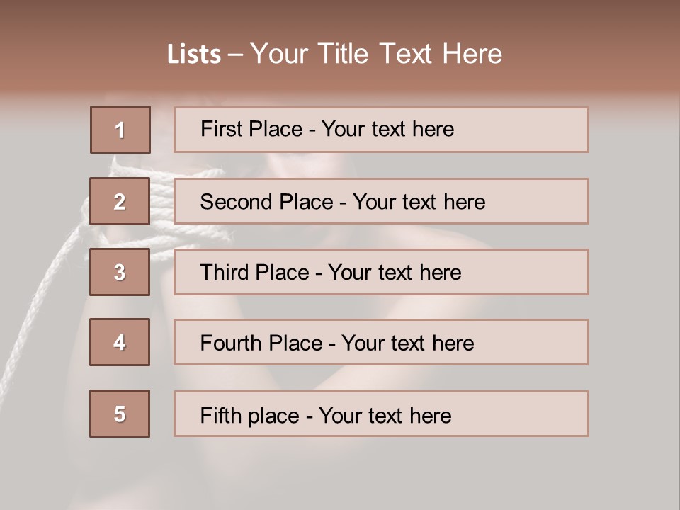 Sexual Pressure Black PowerPoint Template
