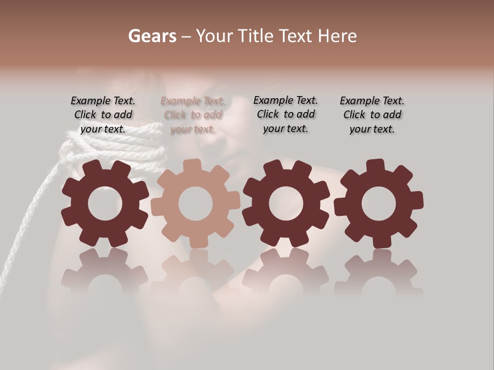 Sexual Pressure Black PowerPoint Template